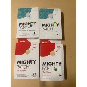 Hero Cosmetics Mighty Patch Bundle 4 Boxes Original & Micropoint 64 Total